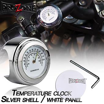 Motorcycle accessories motorcycle clock 22-25mm handlebar temperature table handlebar motorcycle parts schedule~23309