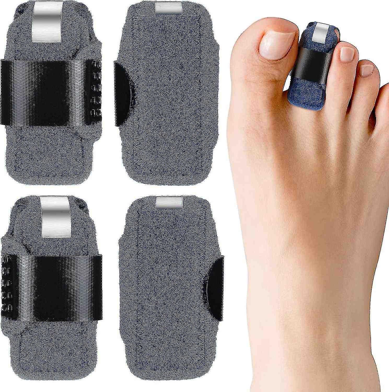 4 Pieces Toe Splint Toe Straightener For  For Women Toe Brace Hammertoe Splint [xc]