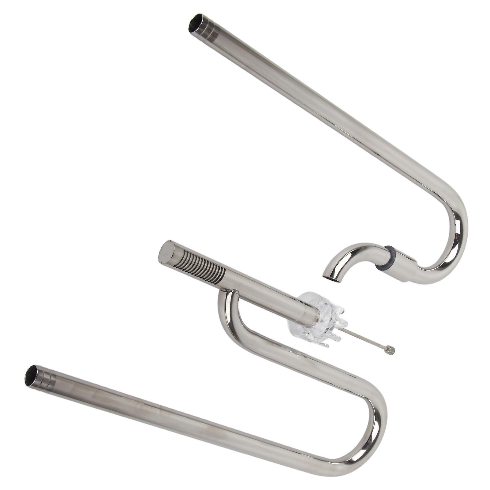 Σετ σωλήνων εισροής και εκροής ανοξείδωτου Skimmer επιφάνειας σωλήνων μεταλλικού κρίνου που ρυθμίζει το μεταλλικό κρίνο με 2 ακρυλικές κατόχους 16mm/0.63in 