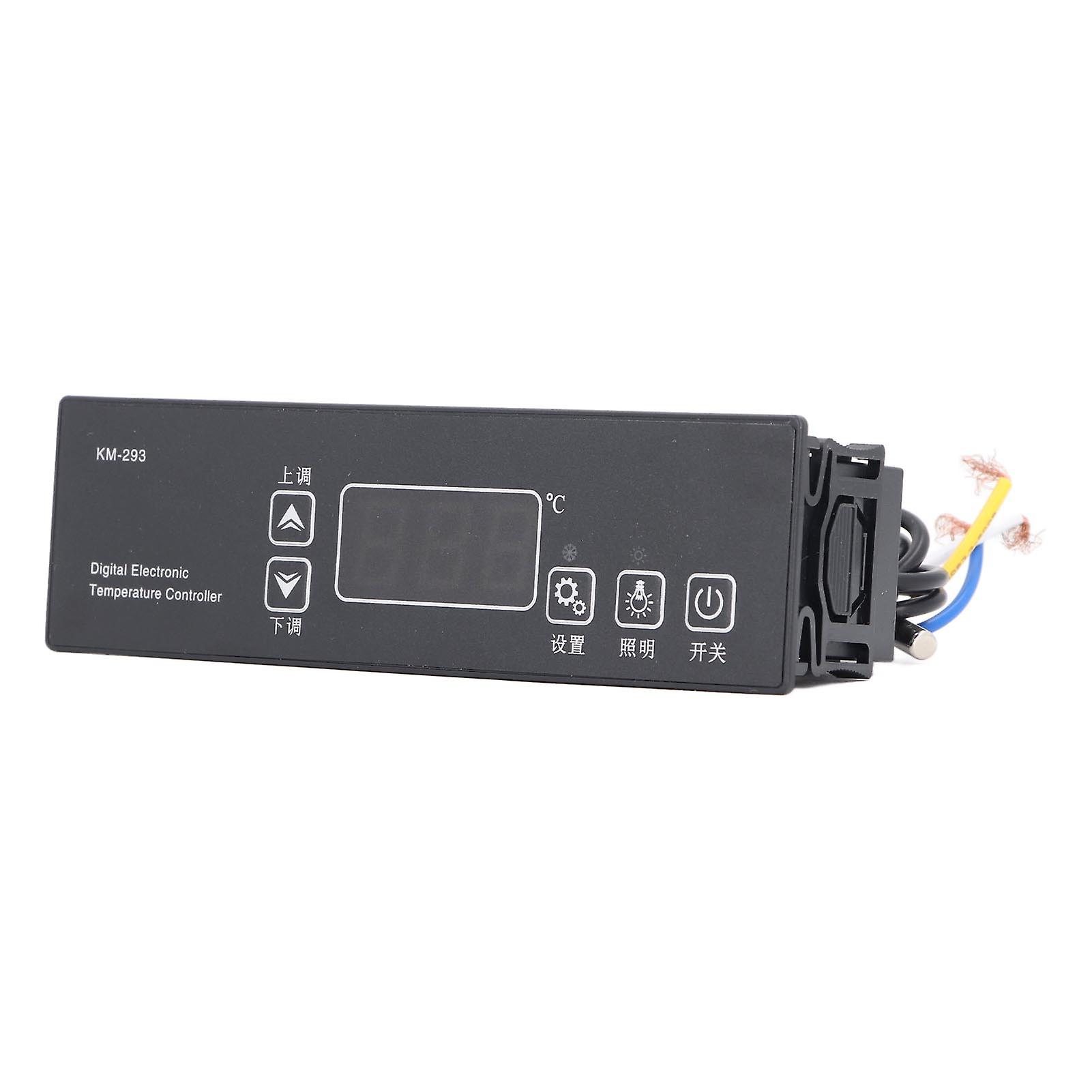 220V Digital Temperature Controller NTC Sensor High Accuracy Electronic Thermostat for Refrigerator Freezer
