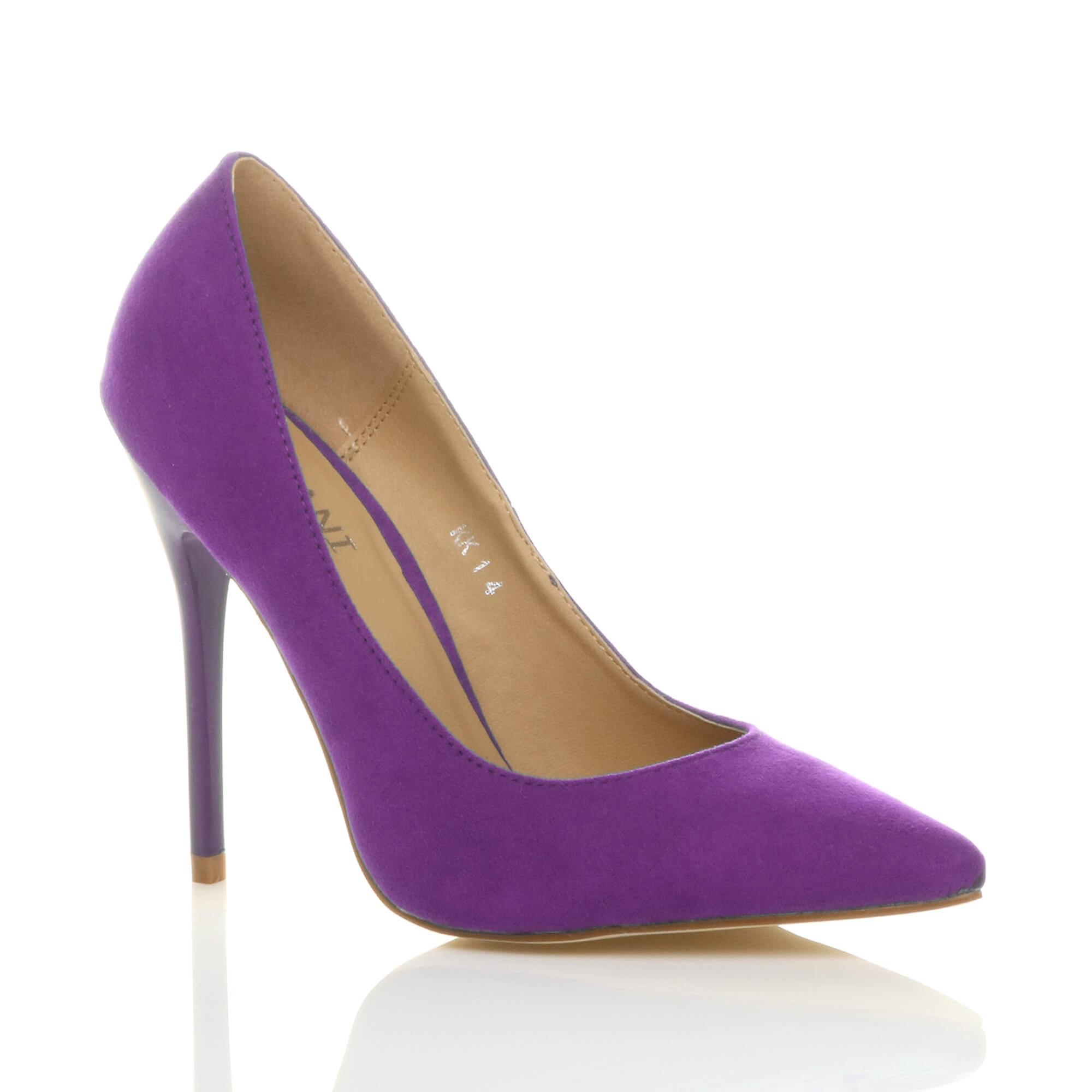 Ajvani 女性高脚跟针对性对比法院智能方工作鞋泵