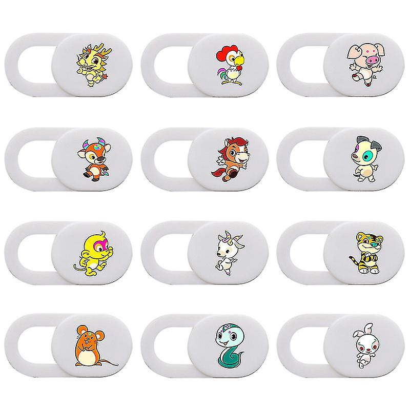 12pcs Zodiac Webcam Slider