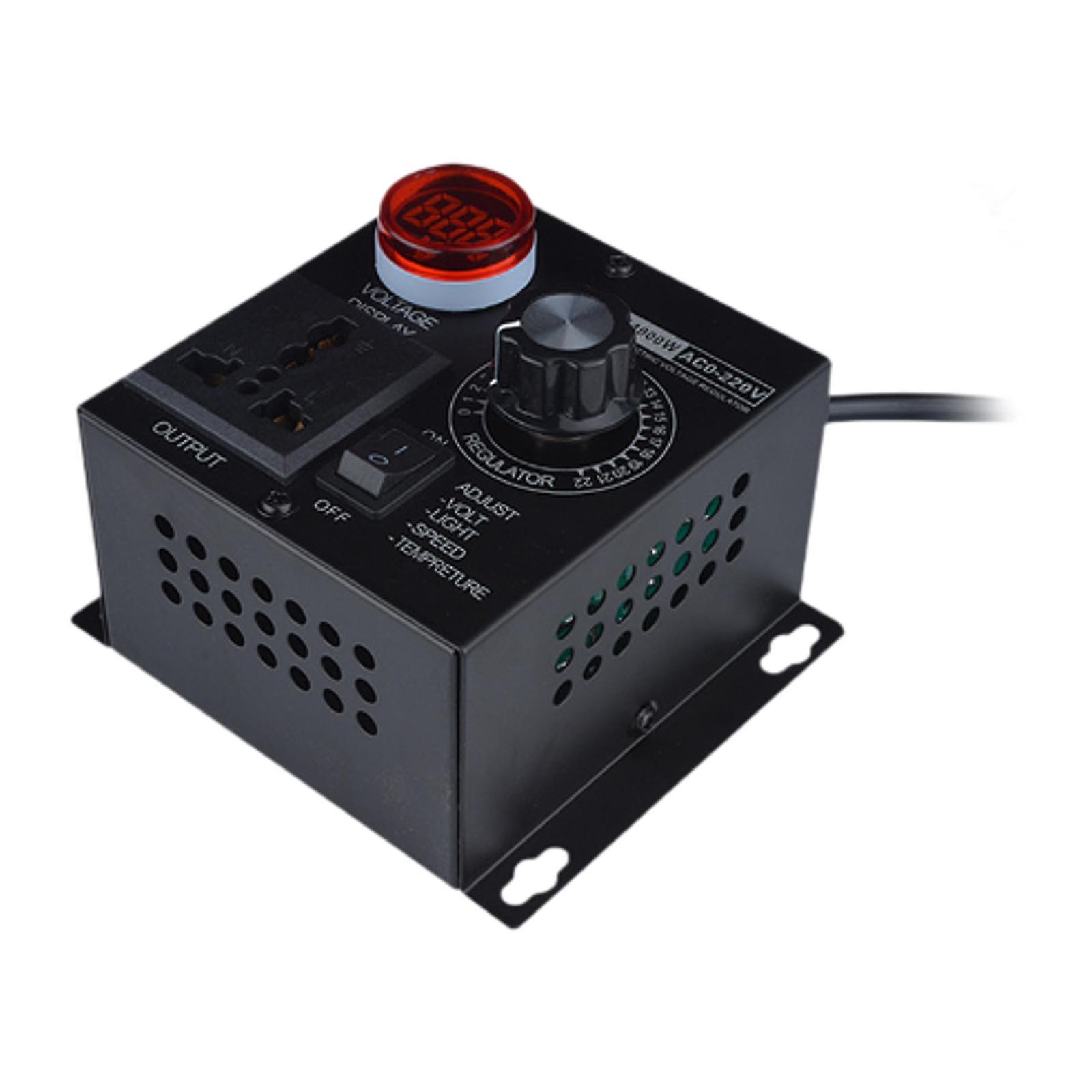 Variable Speed Controller Compact Dimming 4000W for Electric Motors Rheostat