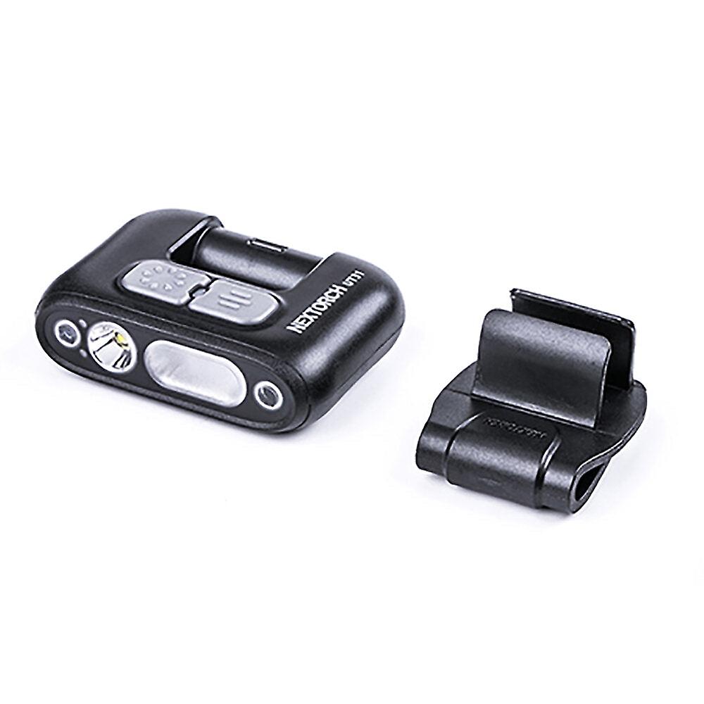 Smart Sensor Clip Light 220lm 5 Modes With Red-blue Flash Warning Work Light Type-c Rechargeable