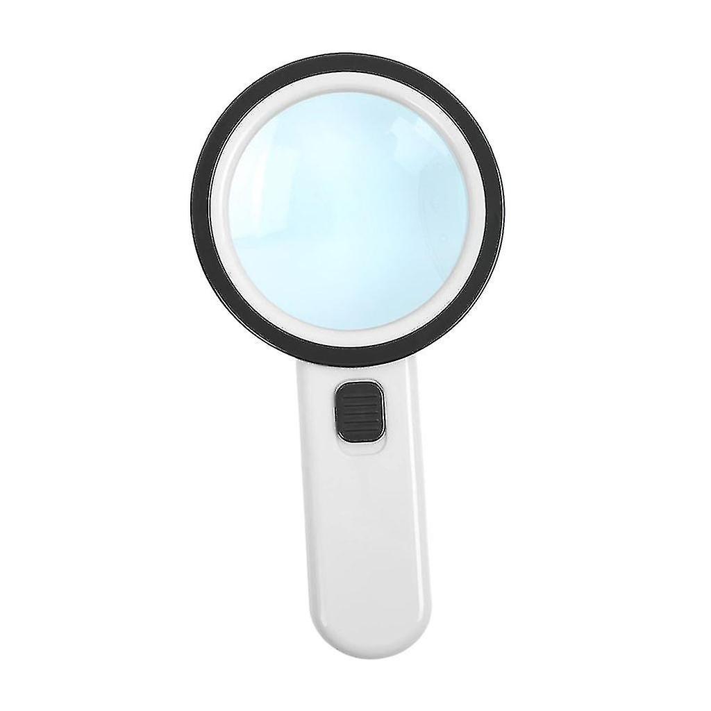 30x magnification round lens handheld magnifying glass suitable for reading science