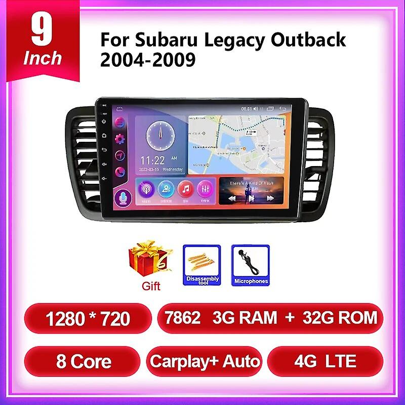 Android 9 Nich Car Radio For Subaru Outback 3 Legacy 4 2004-2009 Lhd Multimedia Player Dvd Gps Navigation 2din Stereo 8g+128g