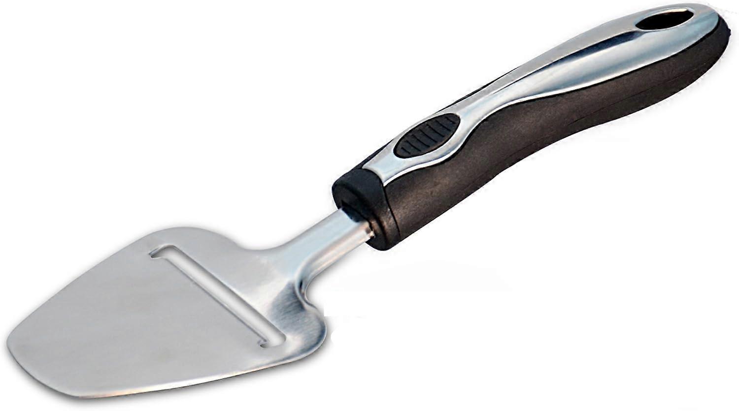 Ksehobel Kseschneider mit Rostfreiem Edelstahl und Rutschfestem Griff fr Hartkse und Schnittkse Silber und Schwarz