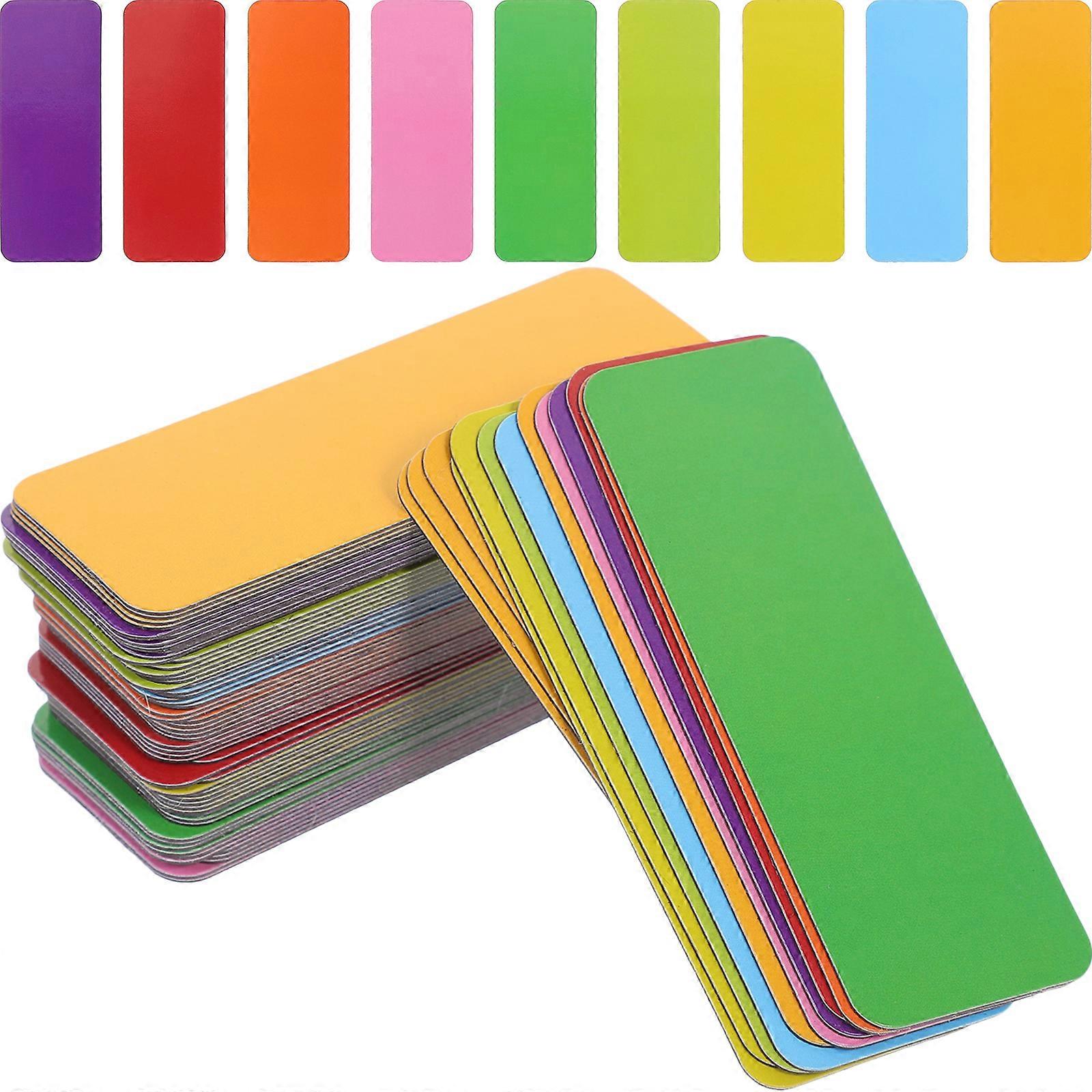 72pcs Magnetic Dry Erase Labels Magnetic Memo Plate Tags Writable refrigerator Magnet Tags