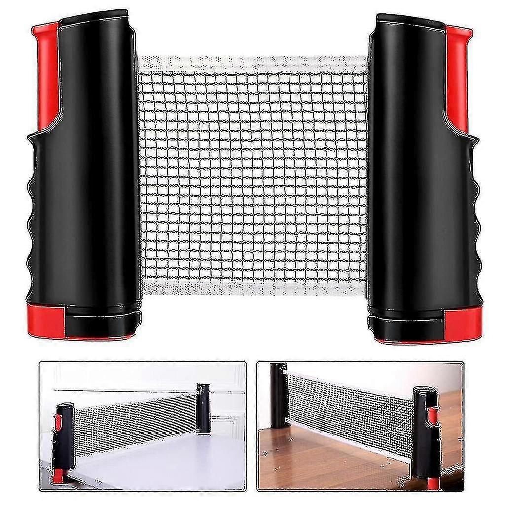 Table Tennis Nets Table Tennis Nets, Adjustable Retractable Net Ping Pong Replacement Net, Portable Travel Holder Ideal For All Types Of Tables,170(ma