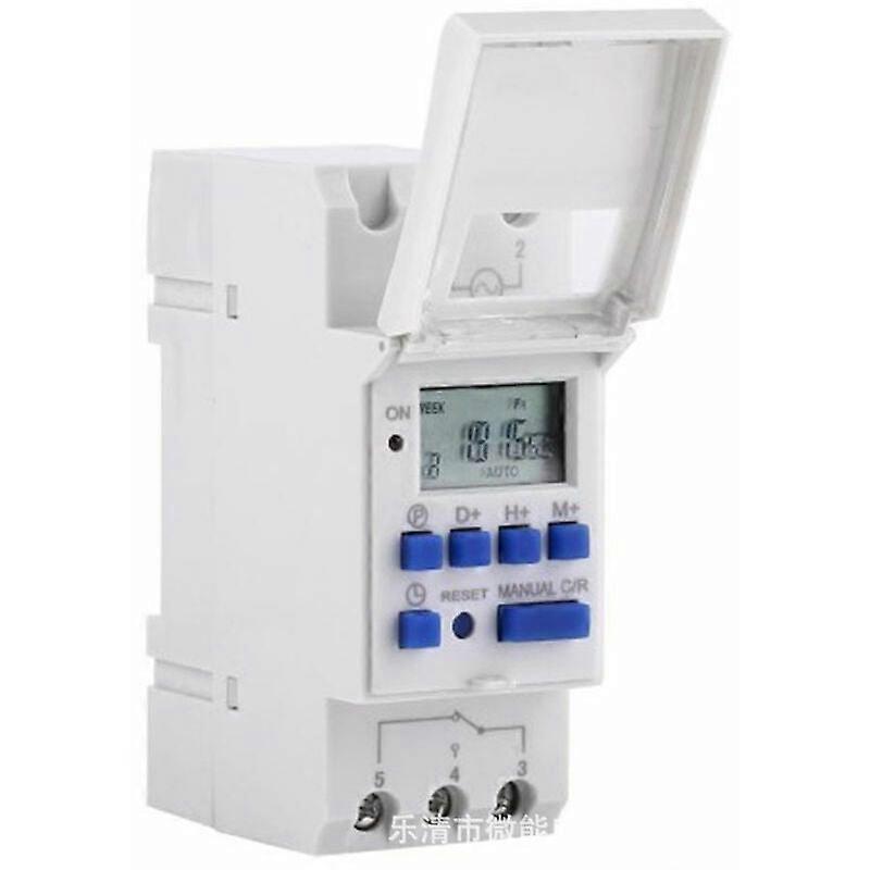 Digital Weekly Timer DIN Rail Timer Digital Weekly Timer Electronic Programmable Timer 15A (AC220V)