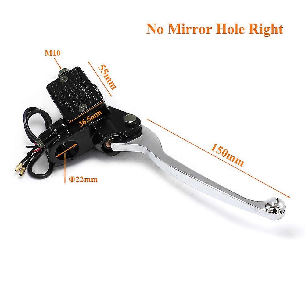 M8/M10 Motorcycle Upper Front Brake Clutch Master Cylinder CNC Clutch Brake Pump Reservoir Hydraulic Pump Lever for Honda Suzuki