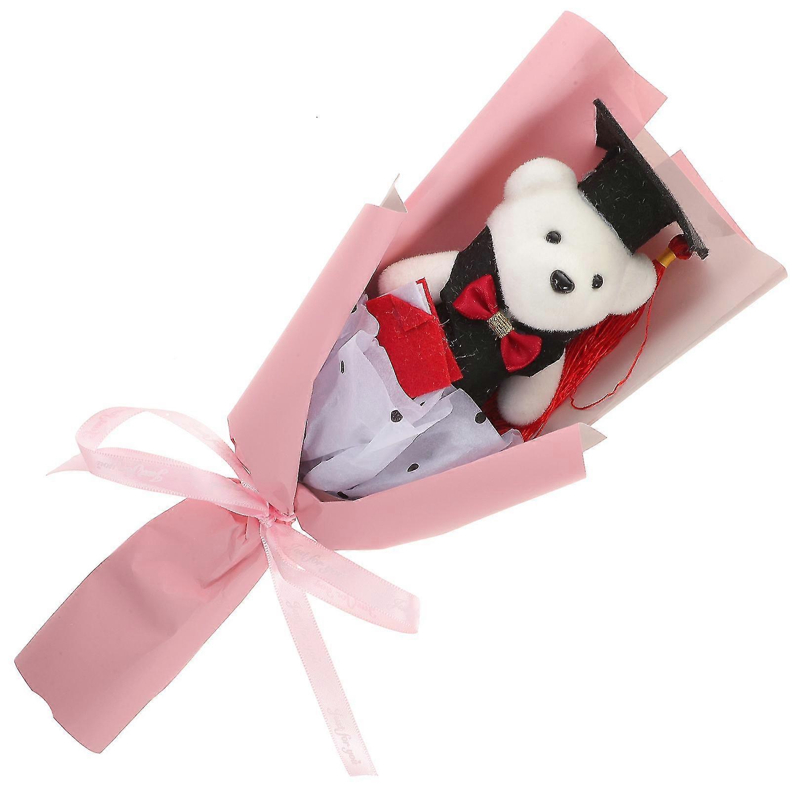 1 Bunch Of Graduation Bouquet Lovely Grad Party Cute Bear Bouquet ...