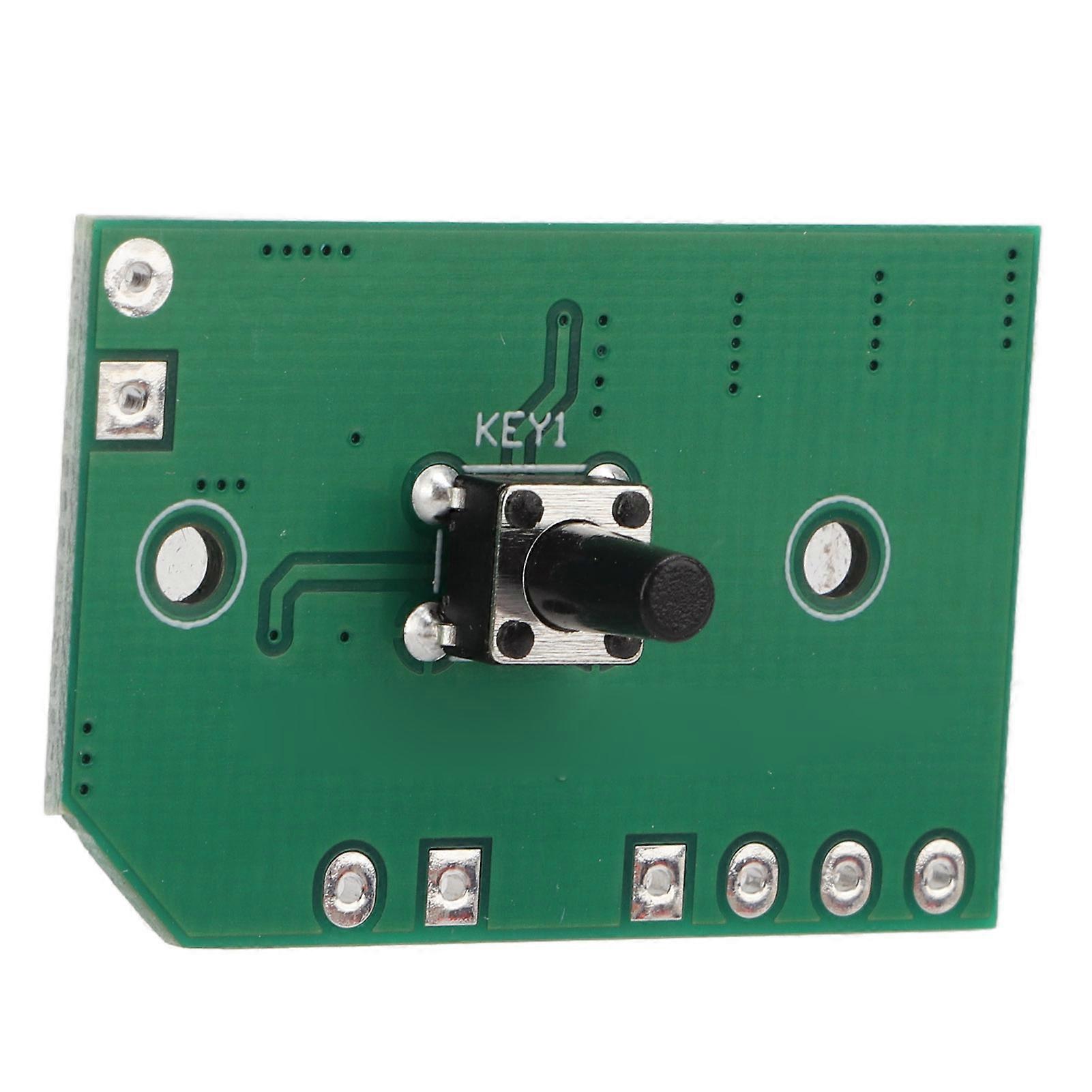 Rgb Solar Lawn Lamp Circuit Board Plugin Light Controller 2 Gears Button Switch For 3.7v Lithium Battery