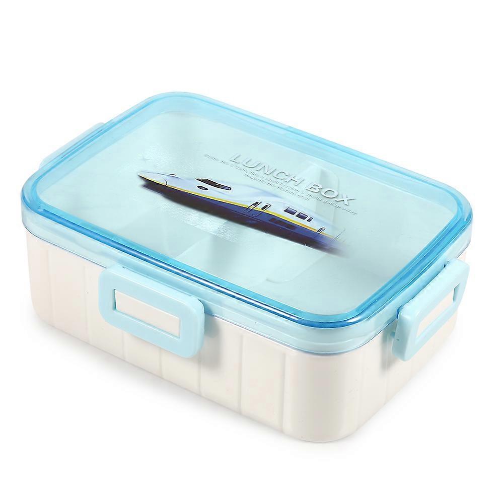 PP Material Lunch Box Portable Food Container Carrier for Students #Blue Color Size L