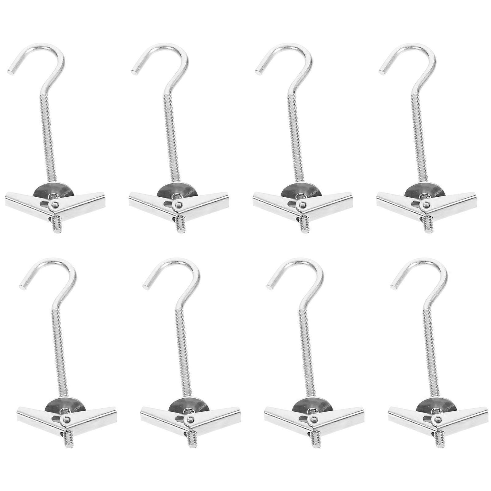 12pcs  Ceiling Hooks Ceiling Bracket Hooks Heavy Duty Metal Ceiling Toggle Wing Hook