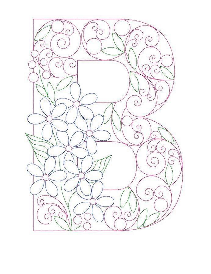 ペーパーフィリグリーペインティングキット - レターズ