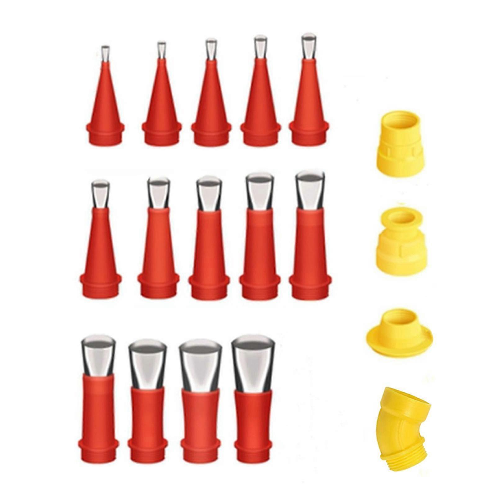 Universal Integrated Nozzle Tool Kit Rustproof Multipurpose Caulking Tool set for Window Sink