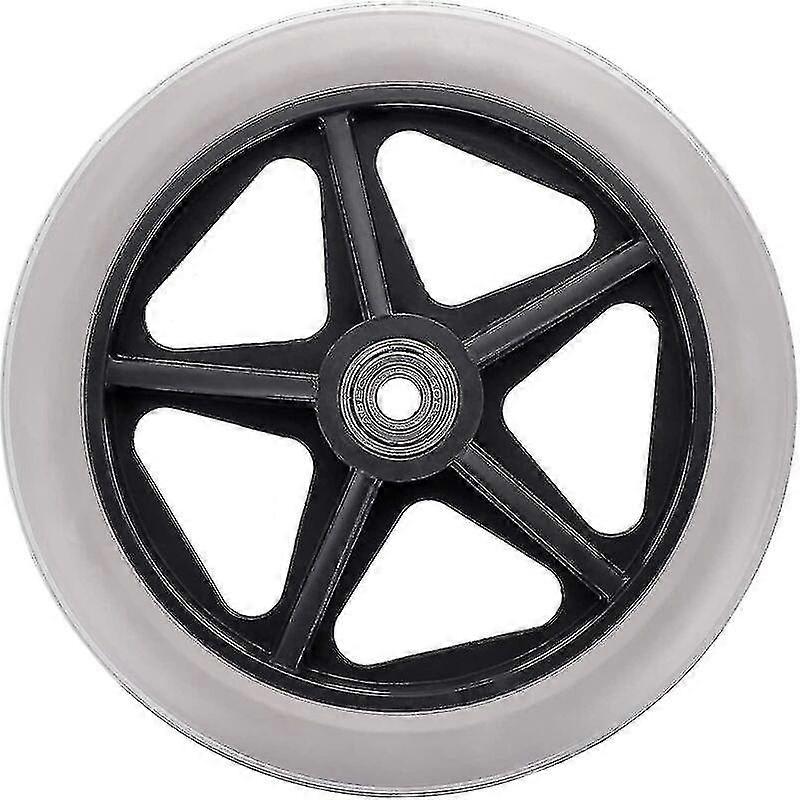 2 قطعة من 6 بوصة استبدال عجلة المطاط كرسي متحرك عجلات أمامية بكرة ووكر