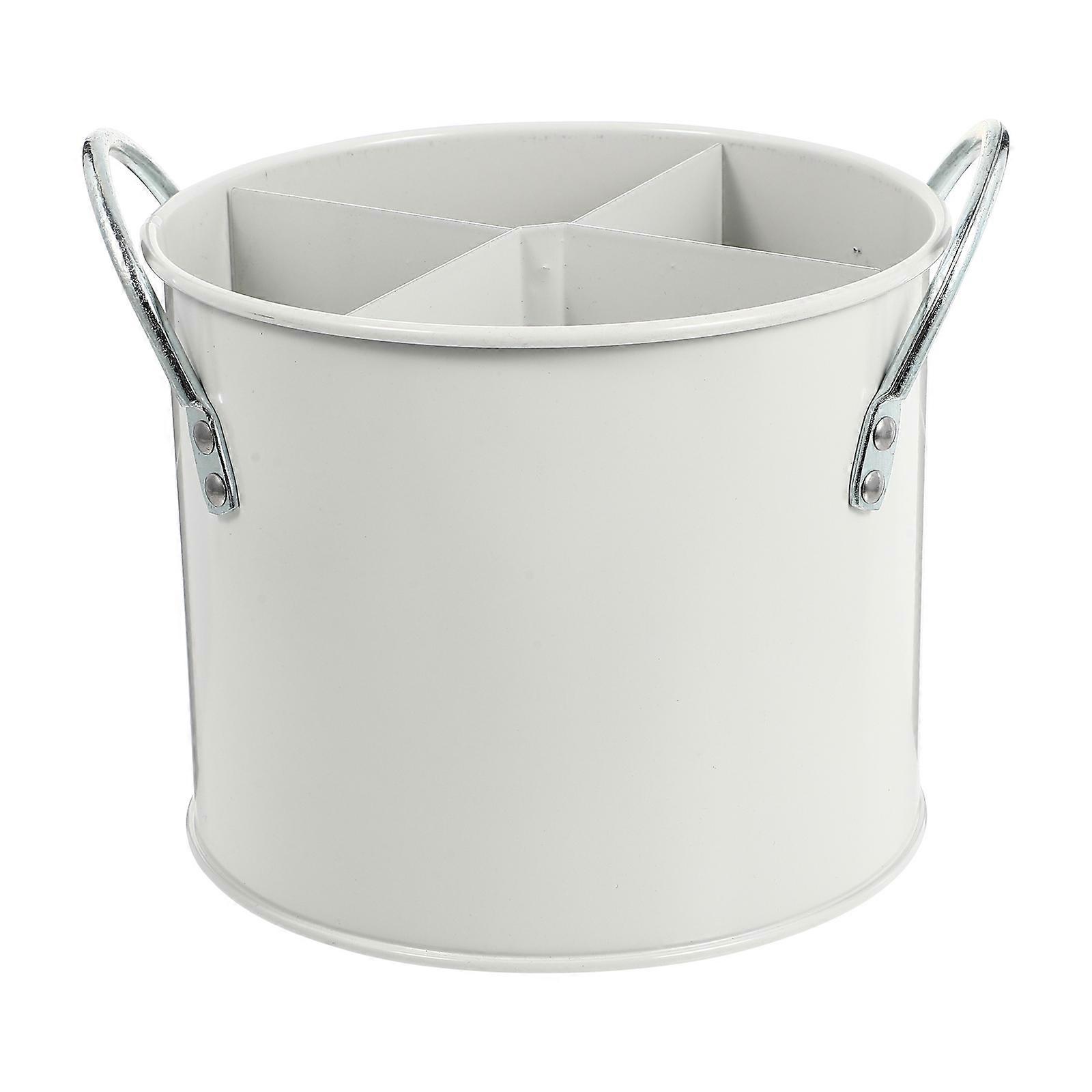 1Pc Cutlery Storage Bucket Kitchen Storage Bin Tableware Cylinder Baking Jar