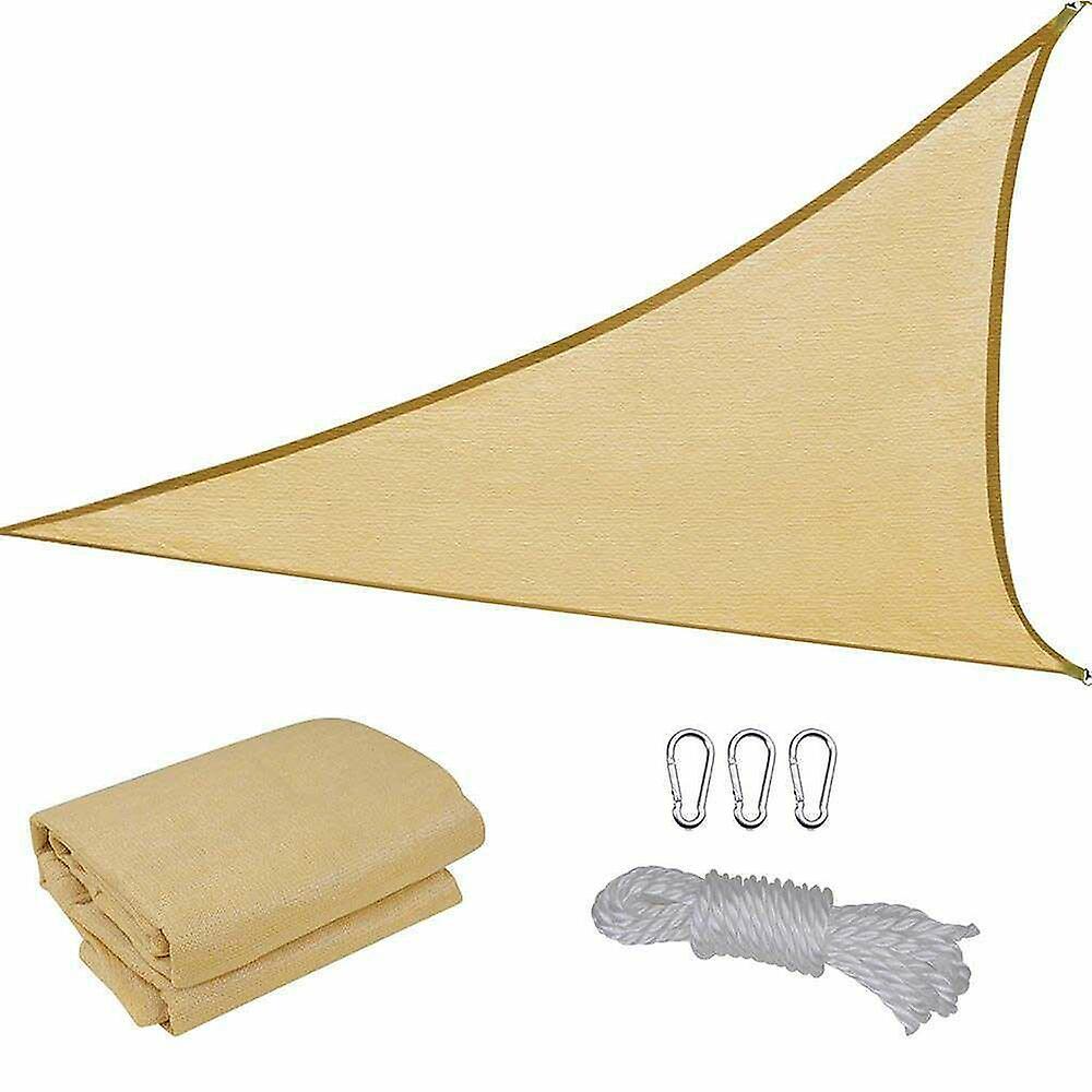 3.94X3.94x3.94 Inches Sun Shade Triangle Uv Block Canopy Outdoor Facility Garden Tent Awning