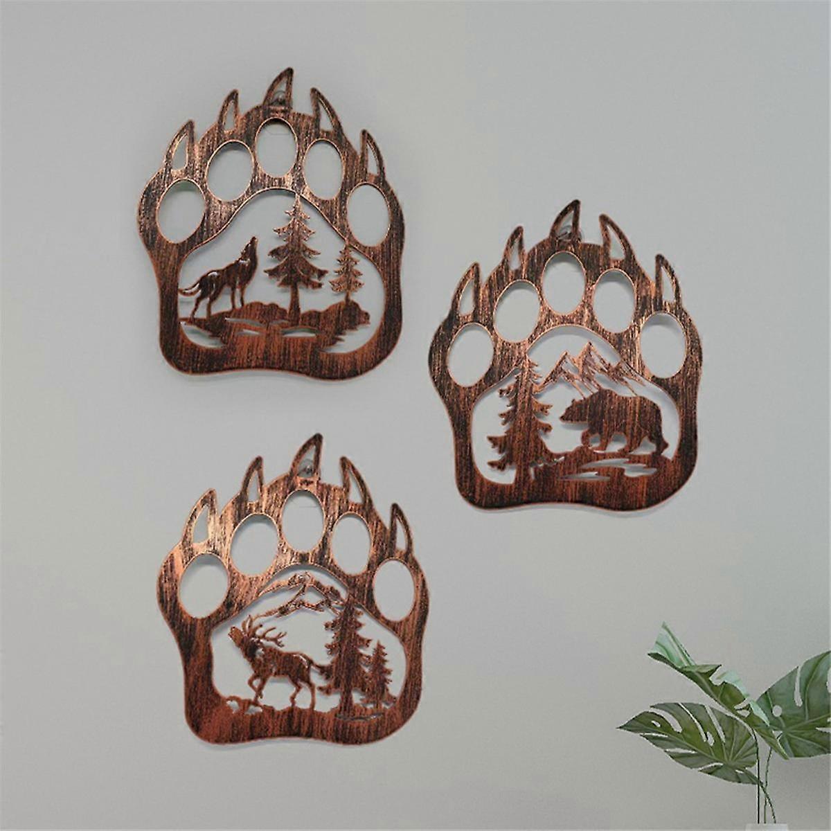 Bear Wall Decor Bear Wall Decor with Forest Mountain Pine Rustic Cabin Hunting Bear Decorations Met