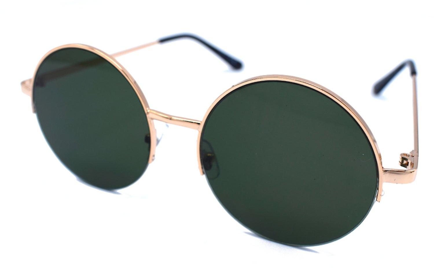 Round Sunglasses - Dark Green