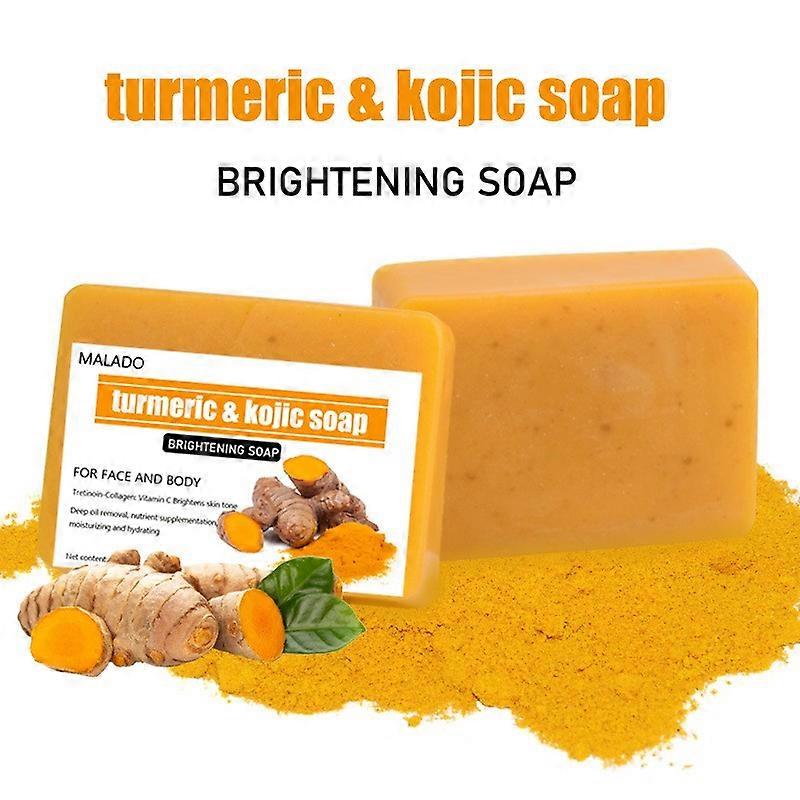 Turmeric Soap 100g Citric Soap Granules Ginger Cold Soap Can Be Used For Bathing And Face Washing Cosmetic Sets FLY2442