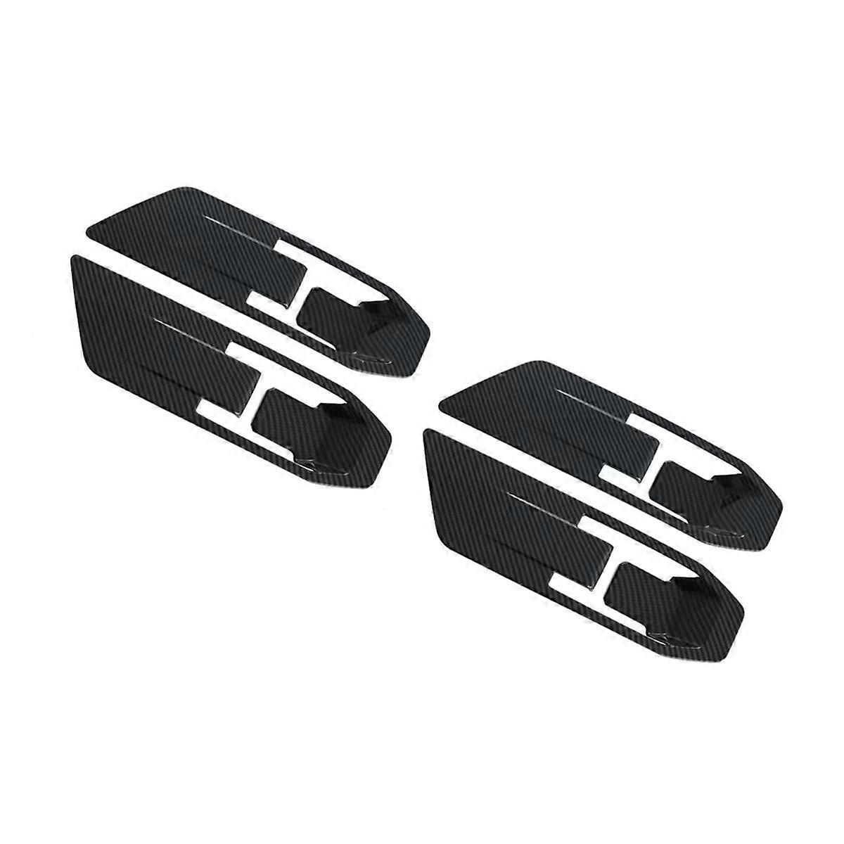 For Triton / L200 2024 Inner Door Handle Bowl Frame Cover Trim Sticker Interior Accessories Carbon