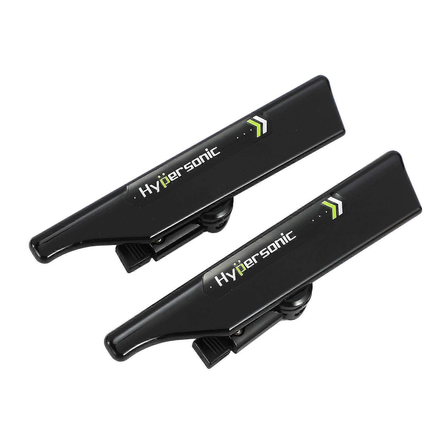 2 τεμ μαύρο υαλοκαθαριστήρα Stand Windshield Wiper Wing Windshield Wiper Blade Spoiler Mate Wing Auto Car To (haoyi)