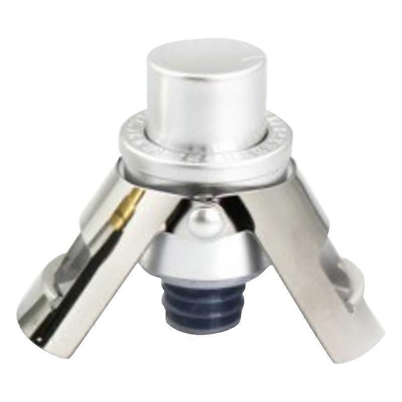 Bottle Stopper with Vacuum Pressure Pump Food Grade Stainless Steel Leak-proof Keep Fizz Professional Champagne Stopper for Home