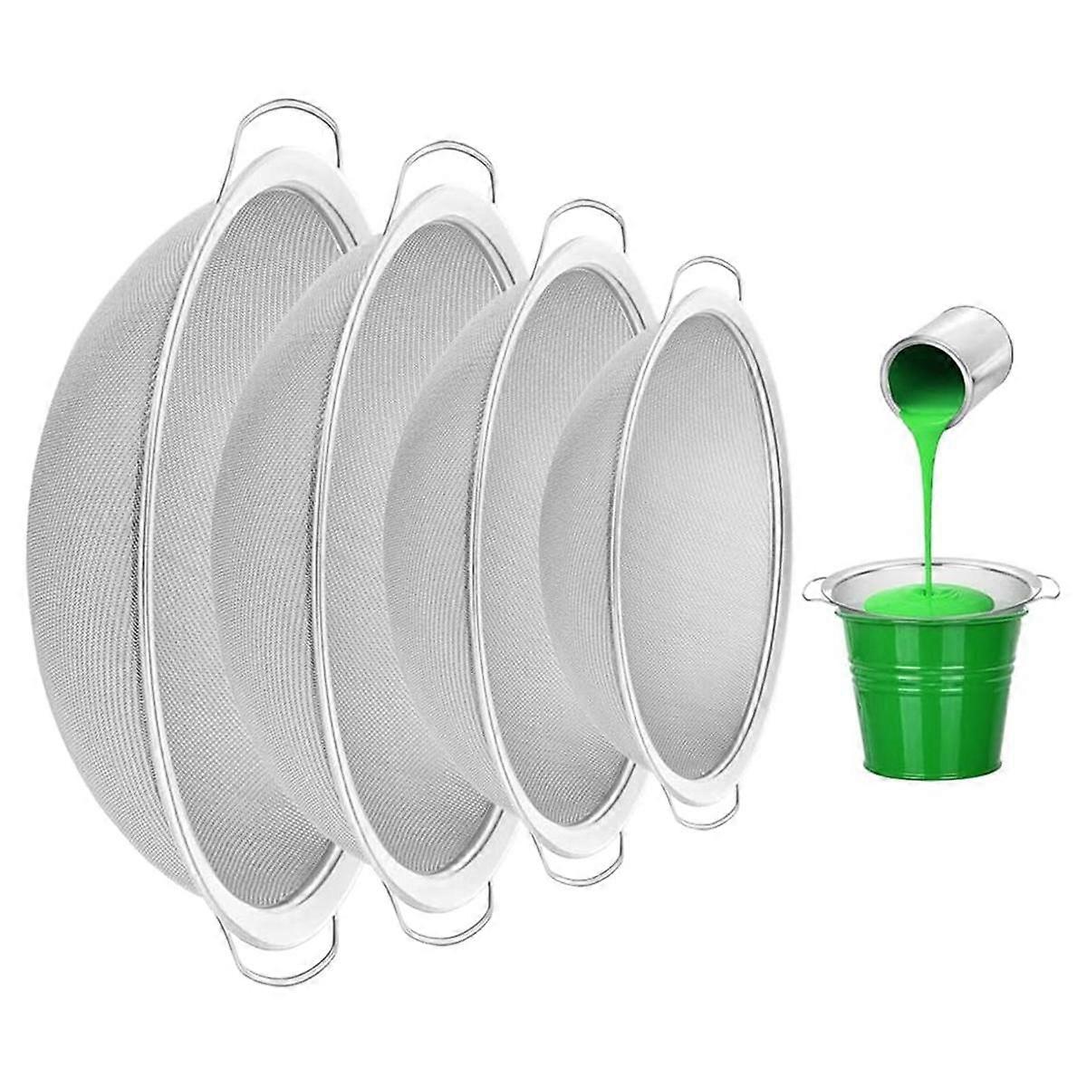 Farbsieb, 60 Mesh, Edelstahl, Farbsieb, Lotion, Honig, Trichter, passend für 4,2 Gallonen Farbbehälter