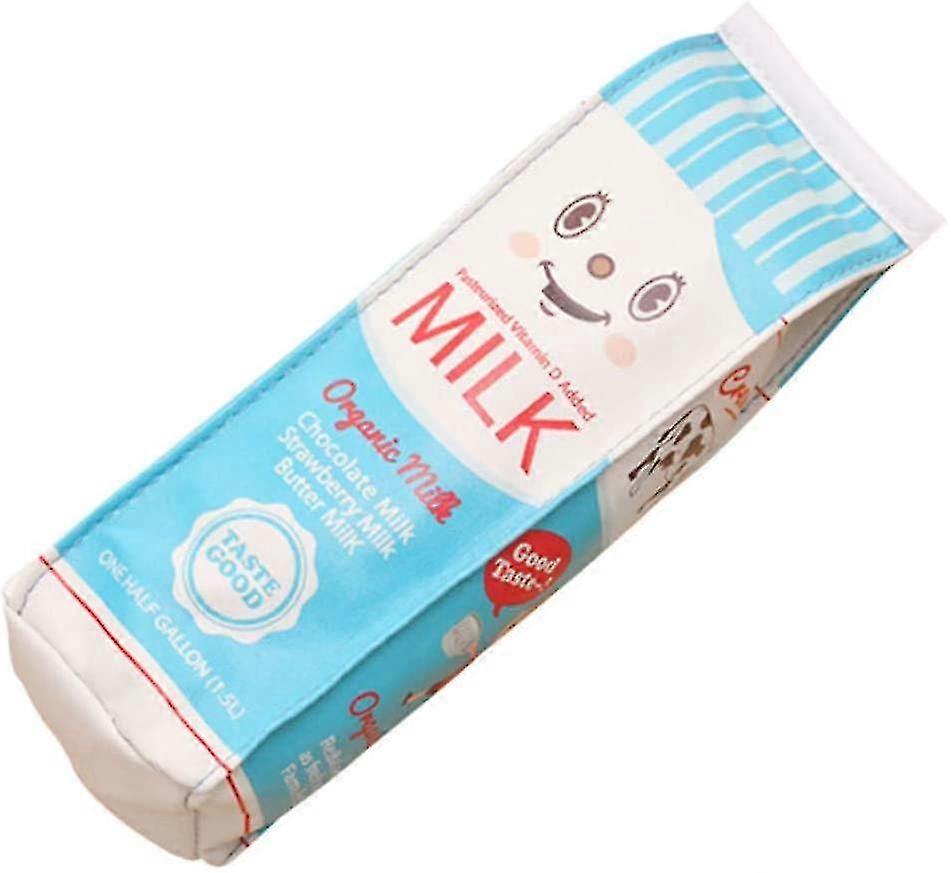 Cute Milk Shape Pencil Case, Large Capacity Milk Carton