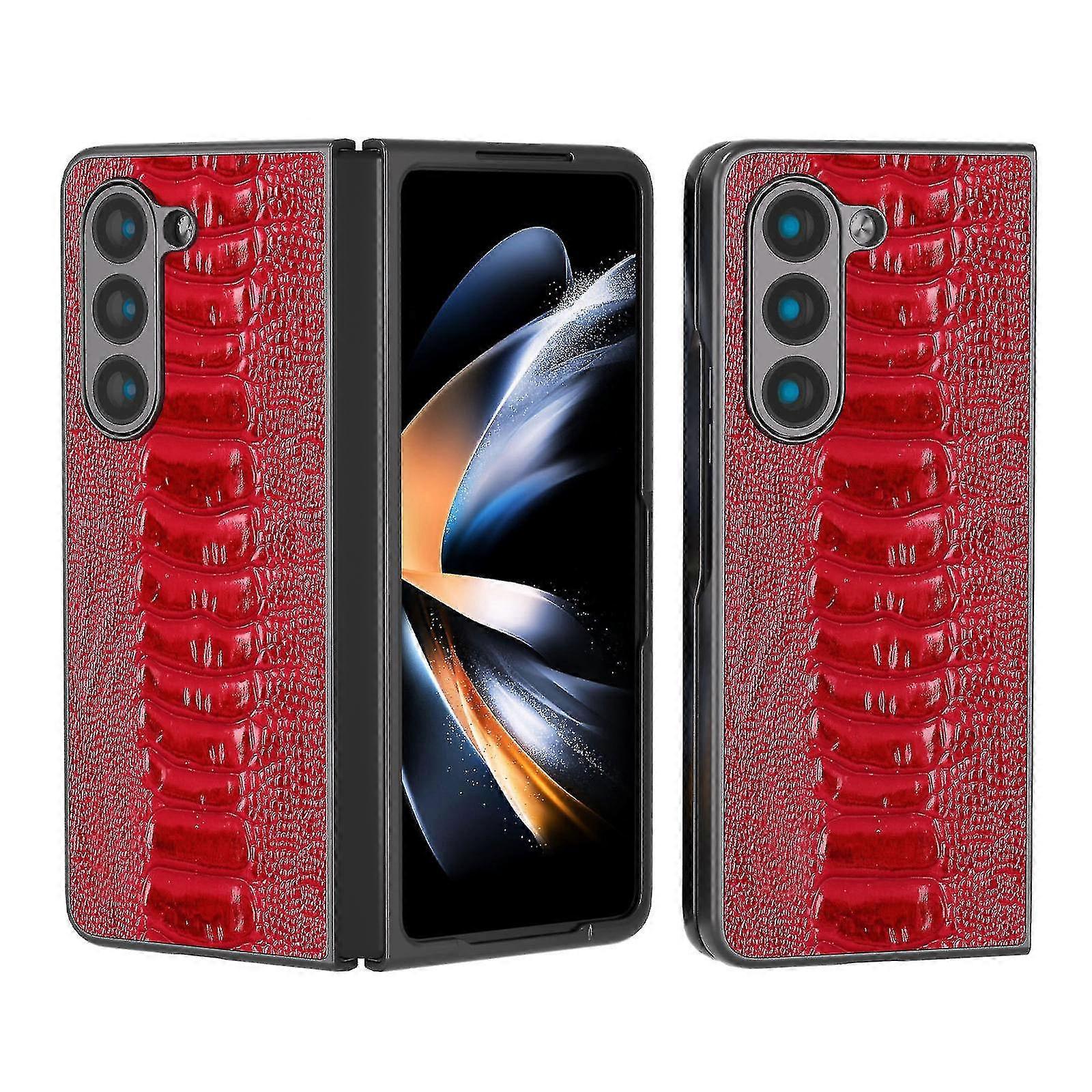 Z Fold 5 5g Case, Crocodile Pattern Durable Lightweight Non-slip Scratch-resistant Protective Case Cover For Samsung Galaxy Fold 5