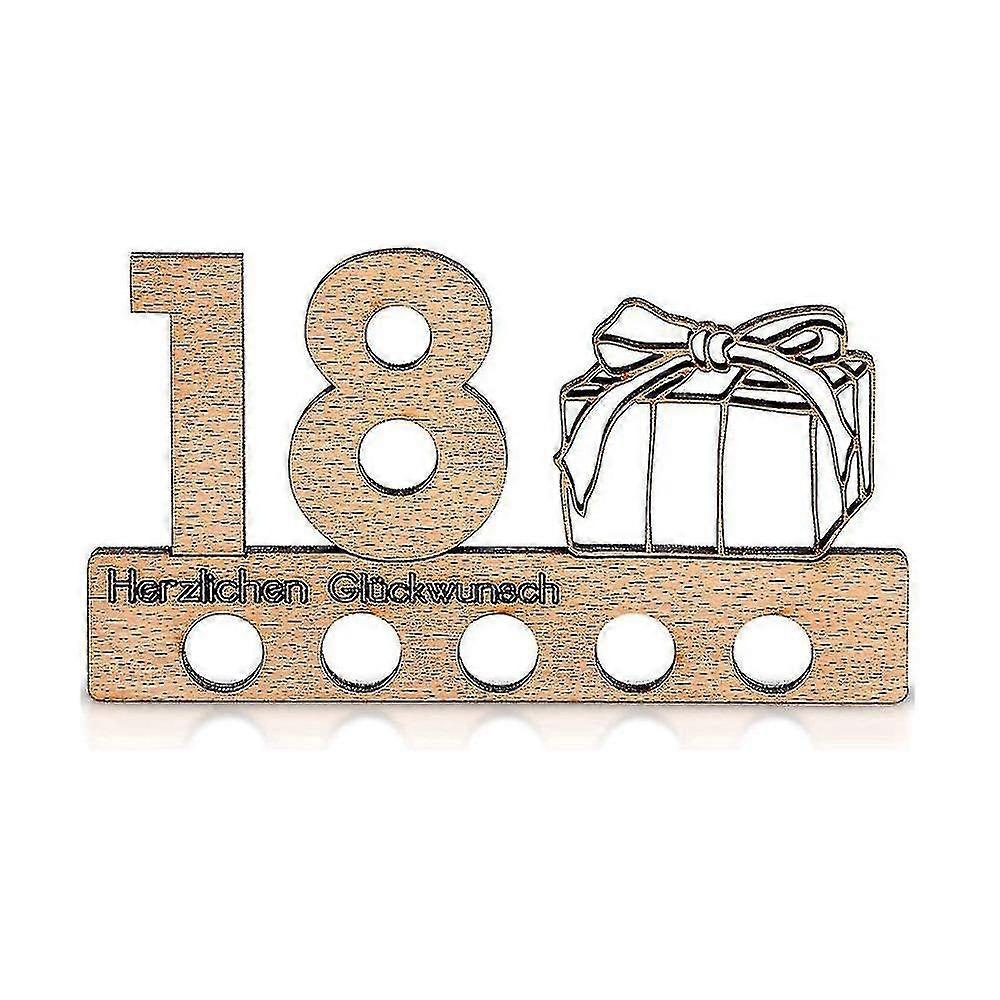 18-års fødselsdag penge gave træ