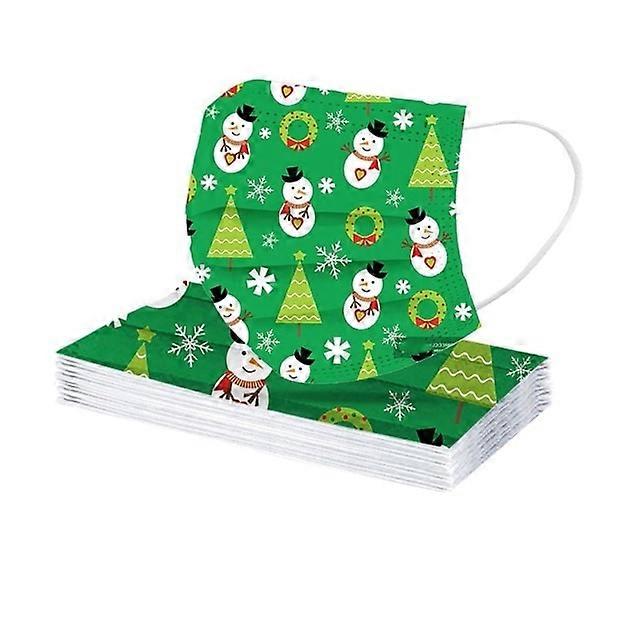 Snötryckt god julmask