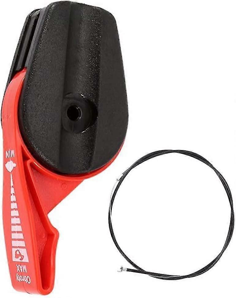 Lawnmower Throttle Cable Switch Control Mower Control Lever Switch Handle Lawn Mower Accessoriesred2pcs)