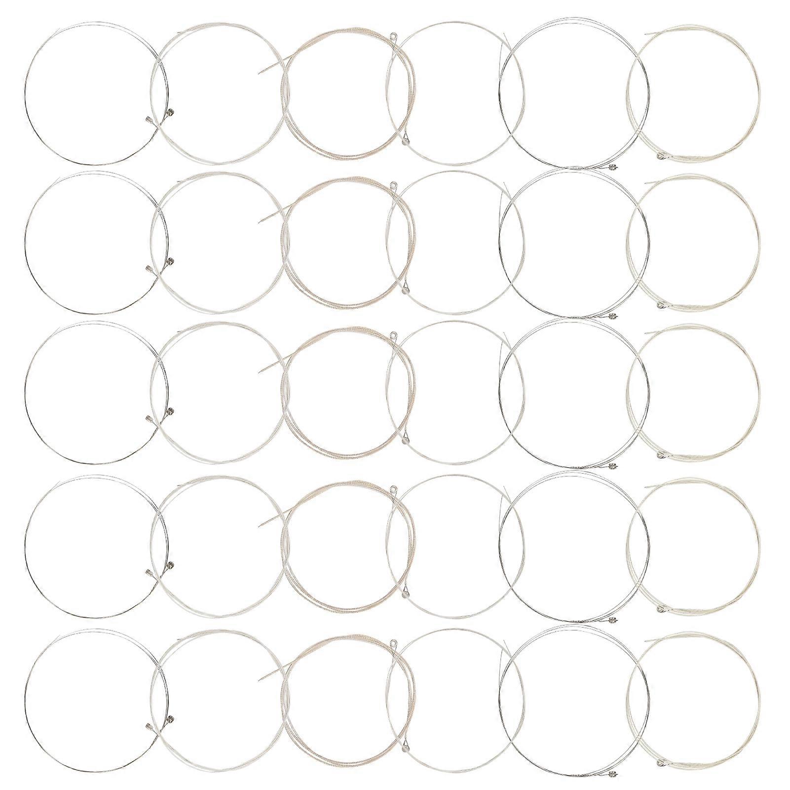 5 Set IRIN Folk Guitar Strings Steel Core SilverPlated Parts Replacement Accessories A111
