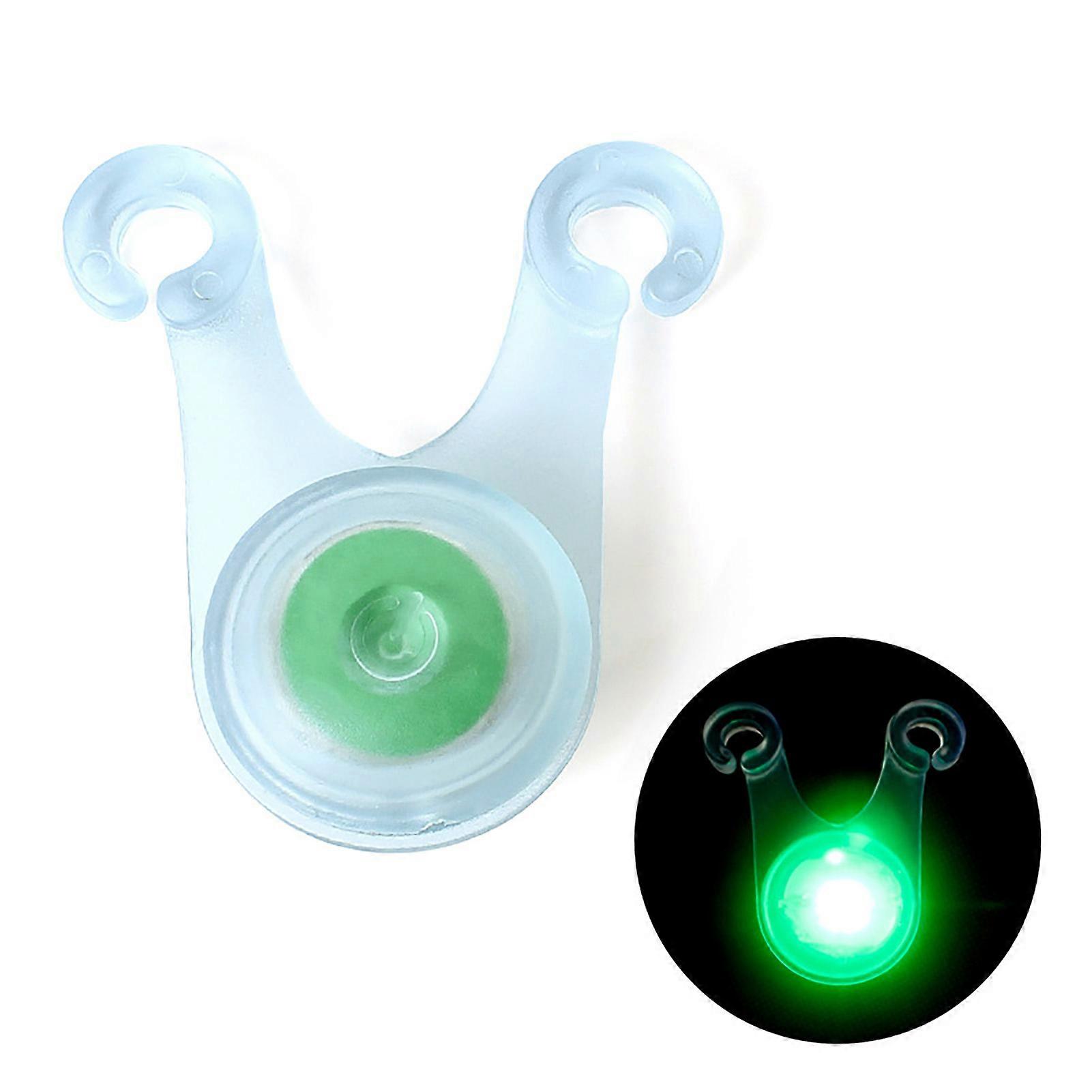 LED معلقة ضوء التخييم الديكور مصباح تحذير ضوء الدراجة الخلفية للأخضر في الهواء الطلق