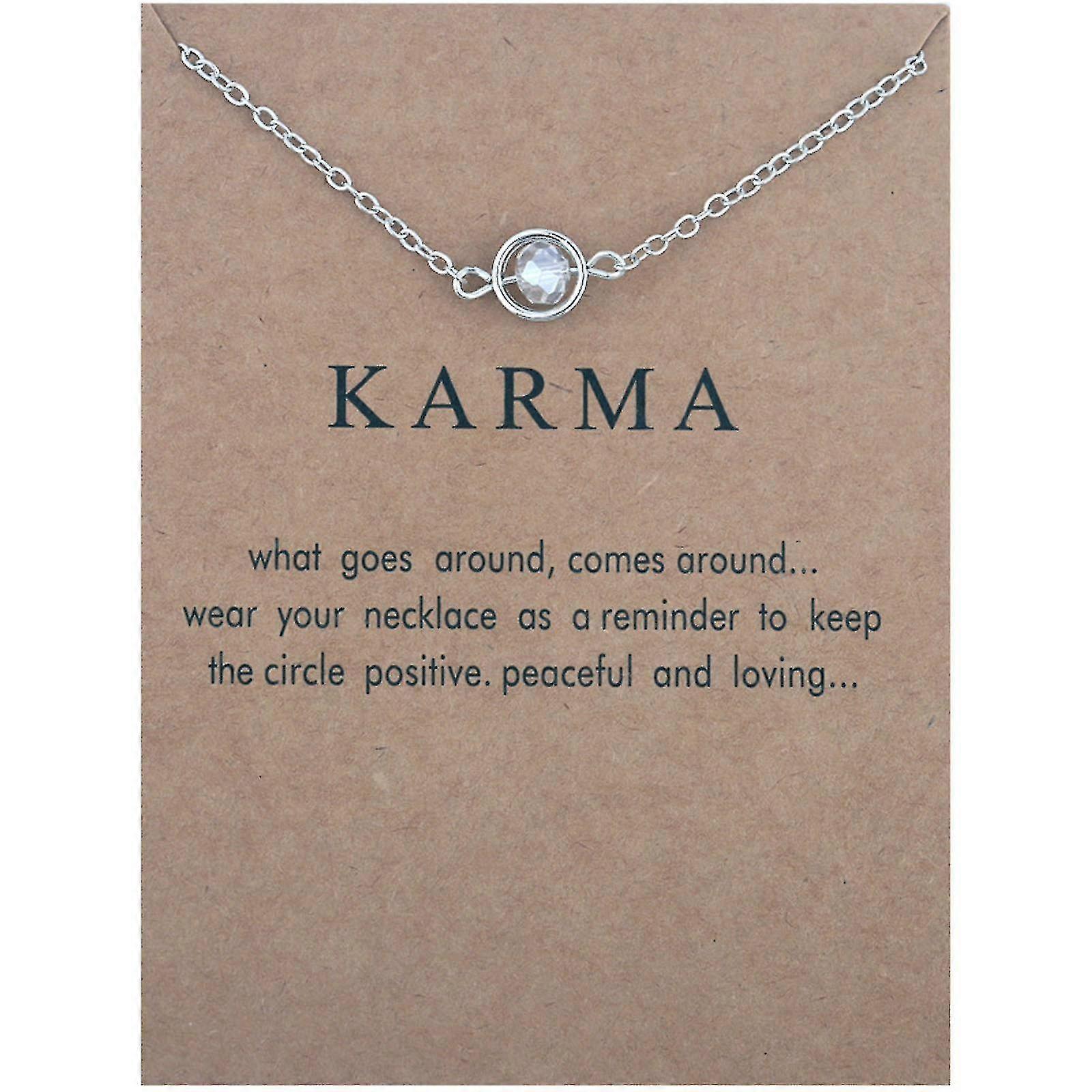 Kruh Crystal Clavicle Chain Card Náhrdelník Personalizované šperky Dárek Sváteční náhrdelník