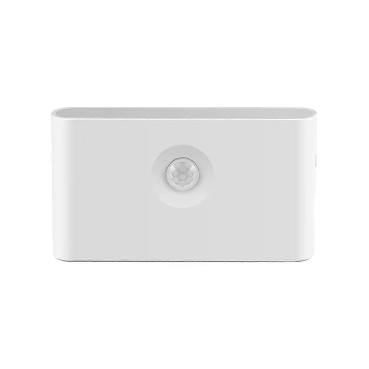 LED Intelligent Sensor Night Light USB Charging Motion Sensor Wall Light for Bedroom Corridor Cabinet Lighting,A