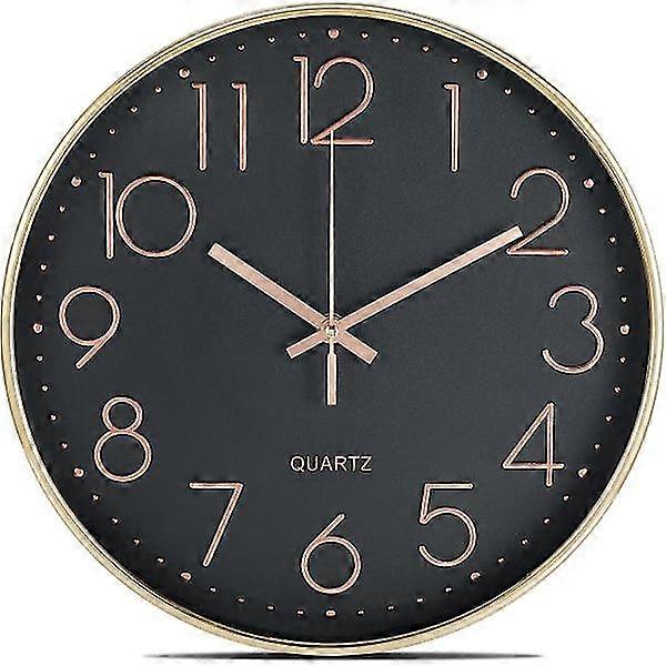 Silent Silent Quartz Analog Wall Clock - 30Cm - No ticking