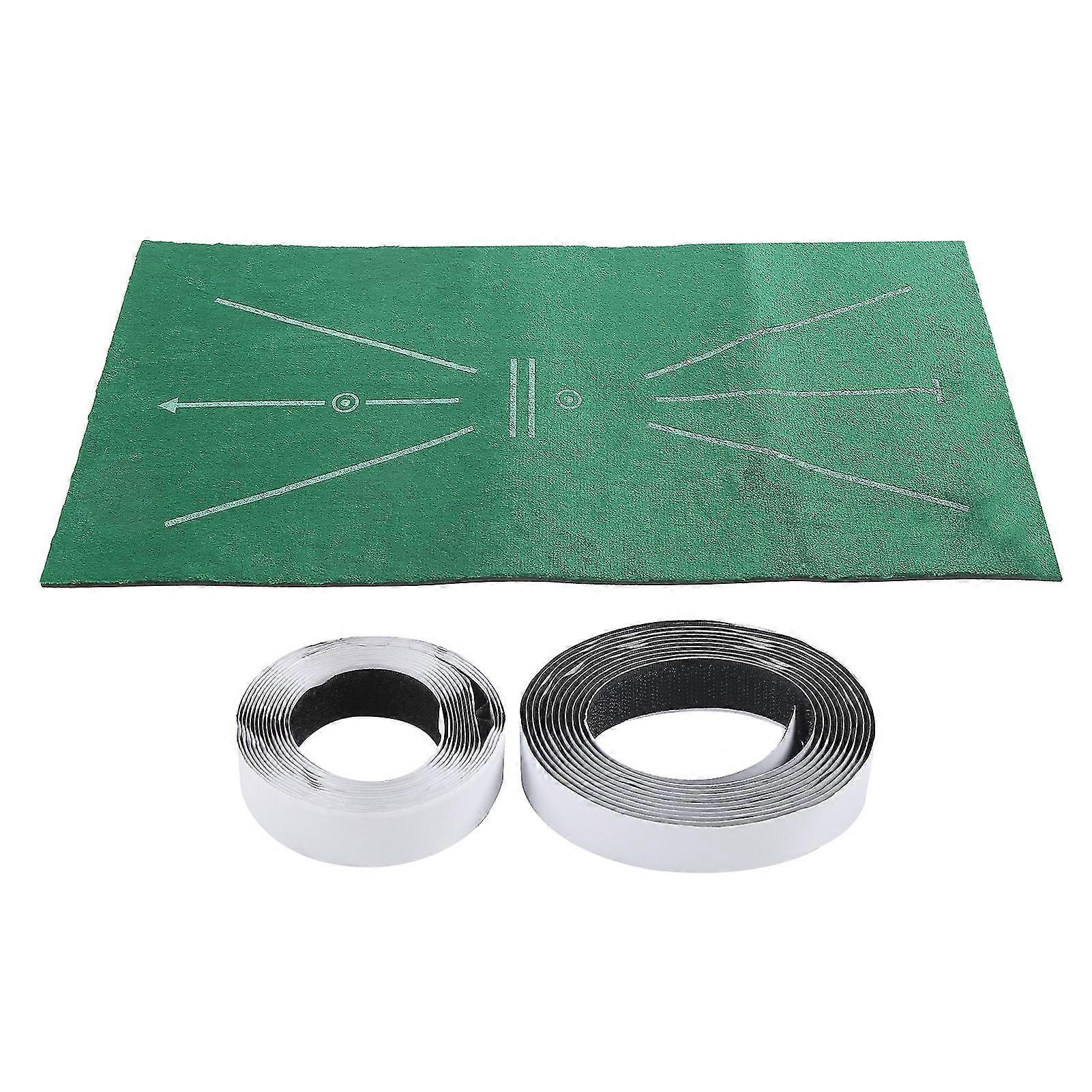 Moveable Indoor Golf Putting Training Mat with Swing Detection - Practice Assists Carpet