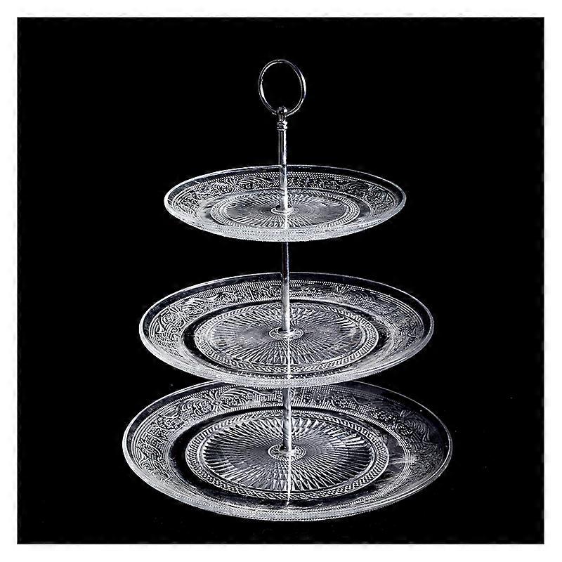 Curved extra large, large, medium three-tier cake pan FCSCK004L