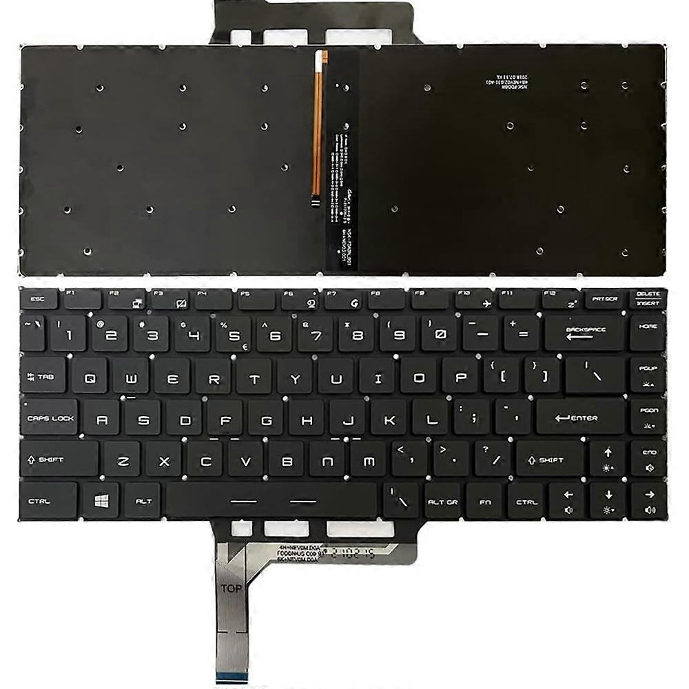 US Version Backlight Laptop Keyboard for MSI GS65 / GS65VR
