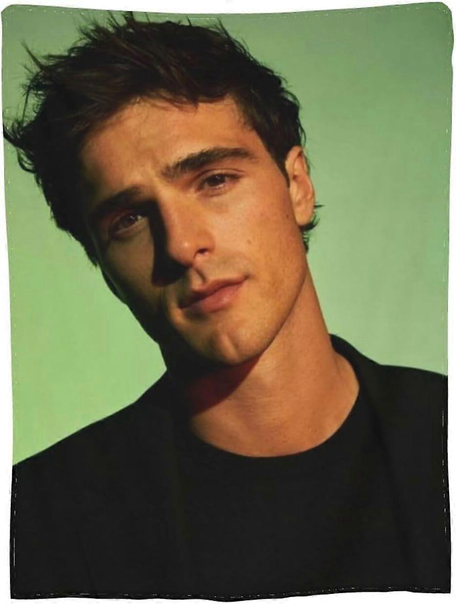 Jacob Elordi Throw Blanket Fleece Blanket Soft Cozy Flannel Blanket Lightweight Plush Blanket