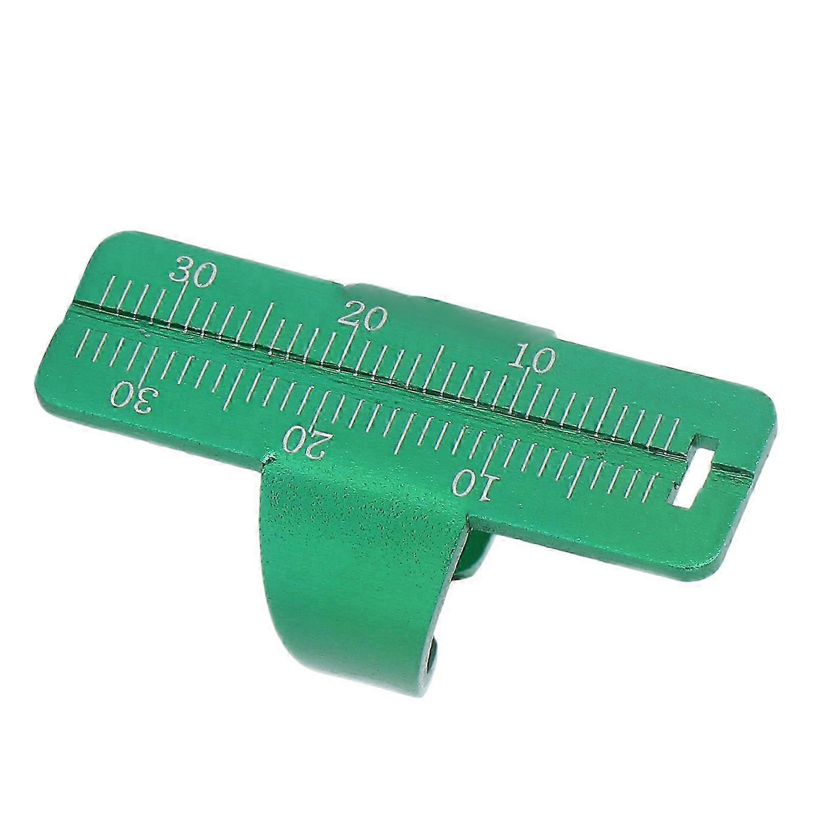 Oral Gauge Endodontic Ruler Ring Dental Instruments Aluminium Alloy Span Measure Green