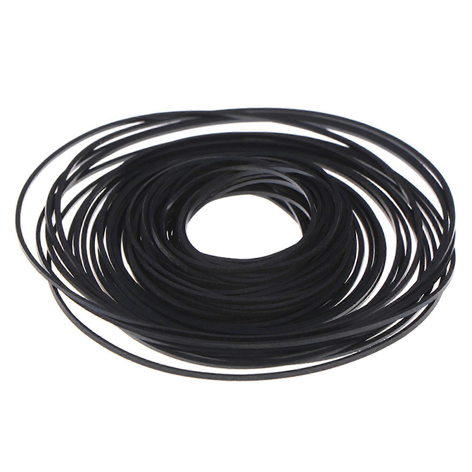 1pack CD DVD Recorder Rubber Belt 40/45-130mm Assorted Common Belt for Walkman