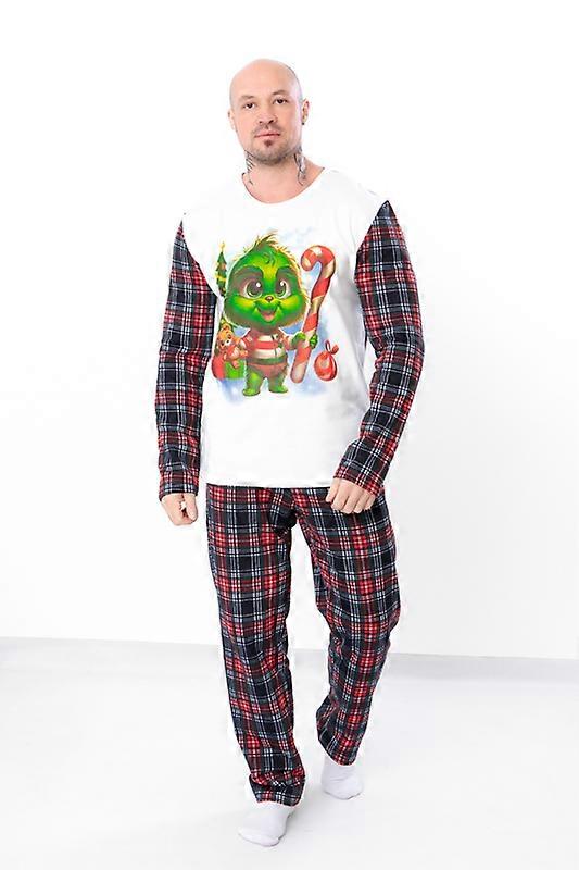 Men’s Holiday Pajama Set – Soft Fabric & Festive Family Style,, Winter,  HC 8625-F-3