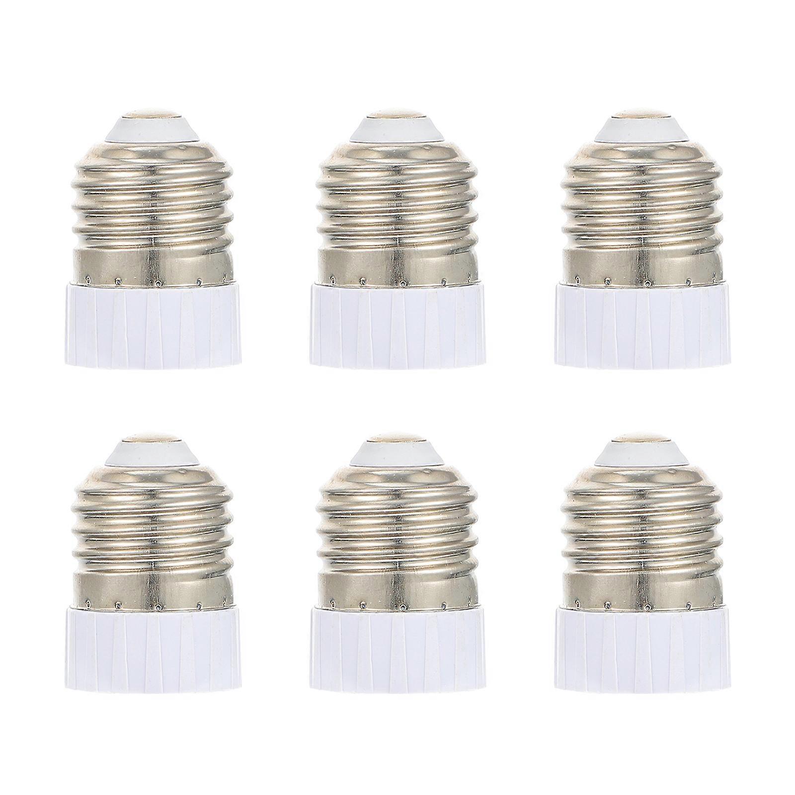 6 db LED izzók izzó adapter dugó LED fény adapter csavaros LED fényátalakító izzó adapter aljzat