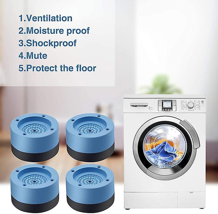 4pcs Washing Machine Stabilizer Antivibration Pad Universal Anti